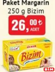 BİZİM PAKET MARGARİN 250 G BİZİM PAKET MARGARİN 250 G